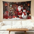 thumbnail image 3 of SOFIKAANMU Christmas Tapestries, Various Designs And Patterns, Winter Snow And Forest Tapestries, Bedroom And Dormitory Home Decor Tapestries, 6 Sizes, 80 X 60 Inches., 3 of 7