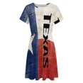 thumbnail image 4 of Texas Symbol Women's Dress Short Sleeve Summer Sundress Summer Women Clothes, 4 of 7
