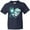 Navy, variant on Inktastic Cervical Cancer Awareness Teal and White Ribbon Around Heart Youth T-Shirt