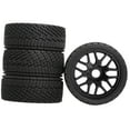 thumbnail image 4 of 4 Pieces RC Car Tires Simulation Wheel Upgrades Parts with Optimal Traction for 1/7 1/8 Scale Rally Cars, 4 of 9