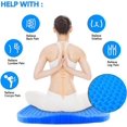 thumbnail image 4 of Gel Seat Cushion 37x32x2.8cm, 4 of 5