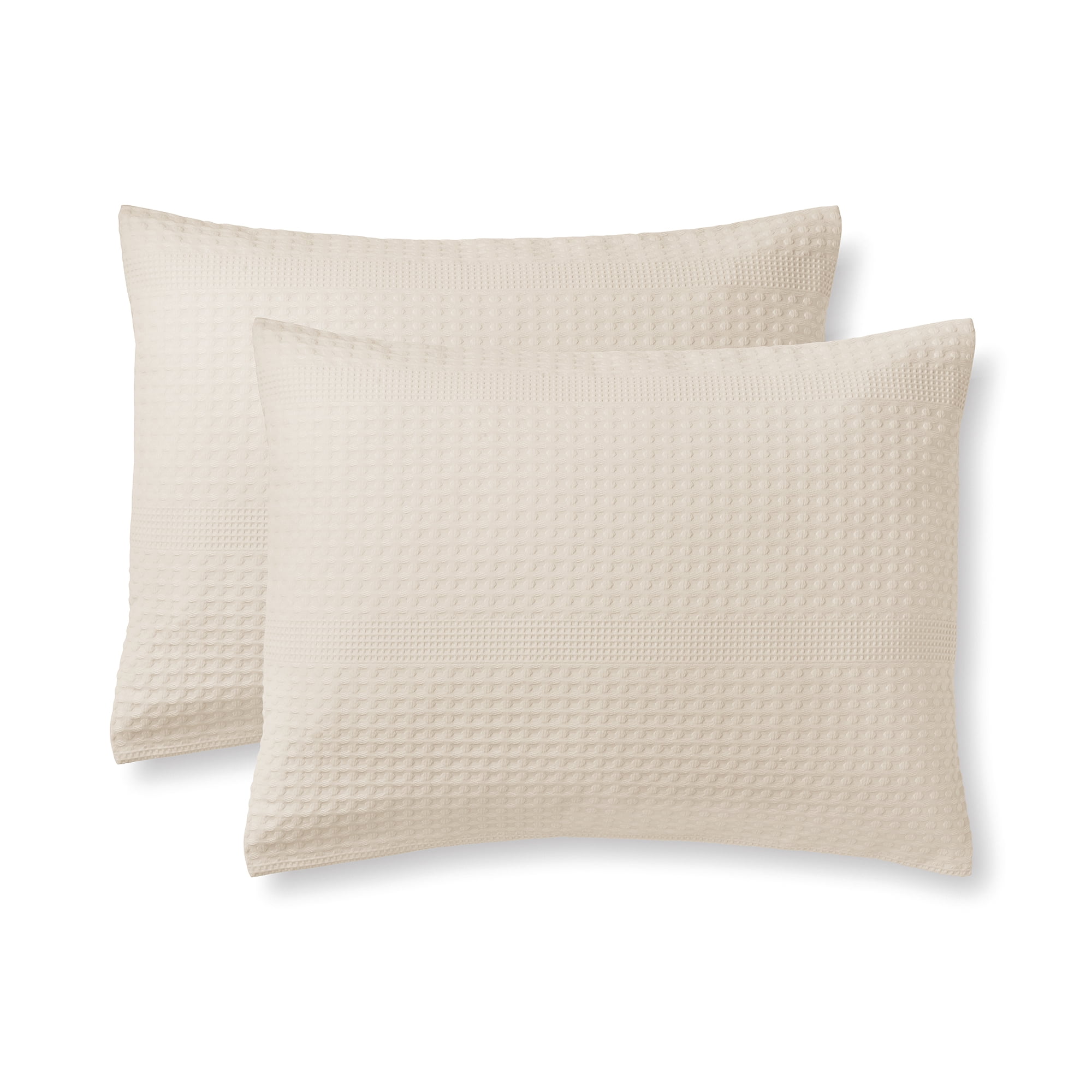 Mainstays 5-Piece Papyrus Beige Waffle Comforter Set, King