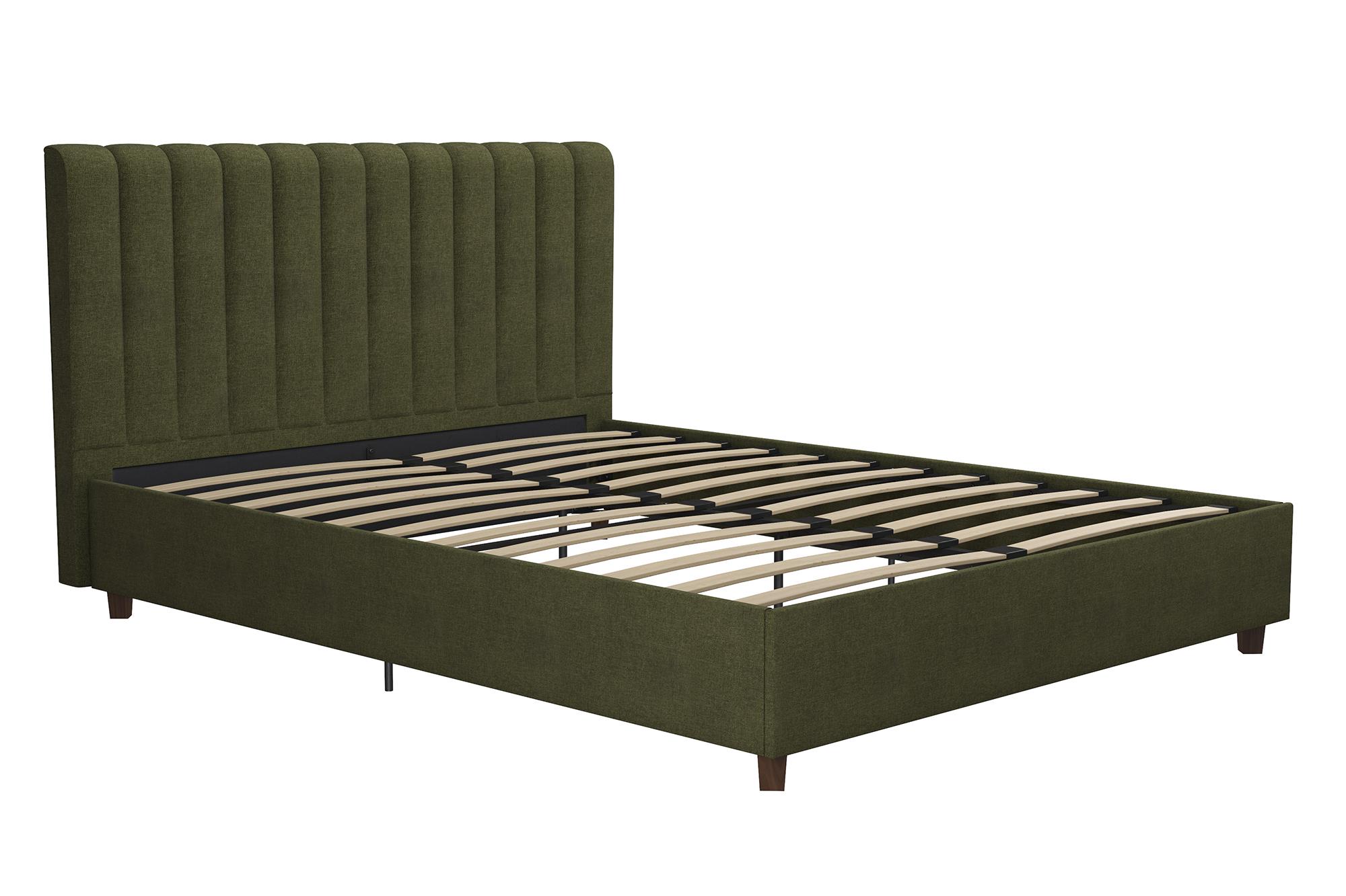 Novogratz Brittany Upholstered Bed, Multiple Sizes, Multiple Colors