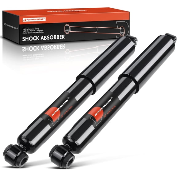 A-Premium Rear Suspension Shock Absorber Compatible with Isuzu Trooper 1992-2002, VehiCROSS 1999-2001 & Acura SLX 1996-1999, 2-PC Set