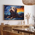 thumbnail image 5 of Pyrenean Shepherd Dog Canvas Van Gogh Starry Night Wall Art Gifts Canvas Wall Art Frame Music Artist Customized Canvas Framed Photo Art Work For The Bedroom(Gifts For Dog Lover ), 5 of 6
