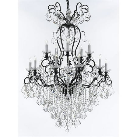 Astoria Grand Alvan Traditional Wrought Iron 16 Light Candle Style Astoria Grand Alvan Traditional Wrought Iron 16 Light Candle Style Chandelier
