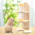 thumbnail image 1 of facefd Hamster Water Bottle Stand Adjustable Rabbit Drinker Holder for Hedgehog Style C, 1 of 9