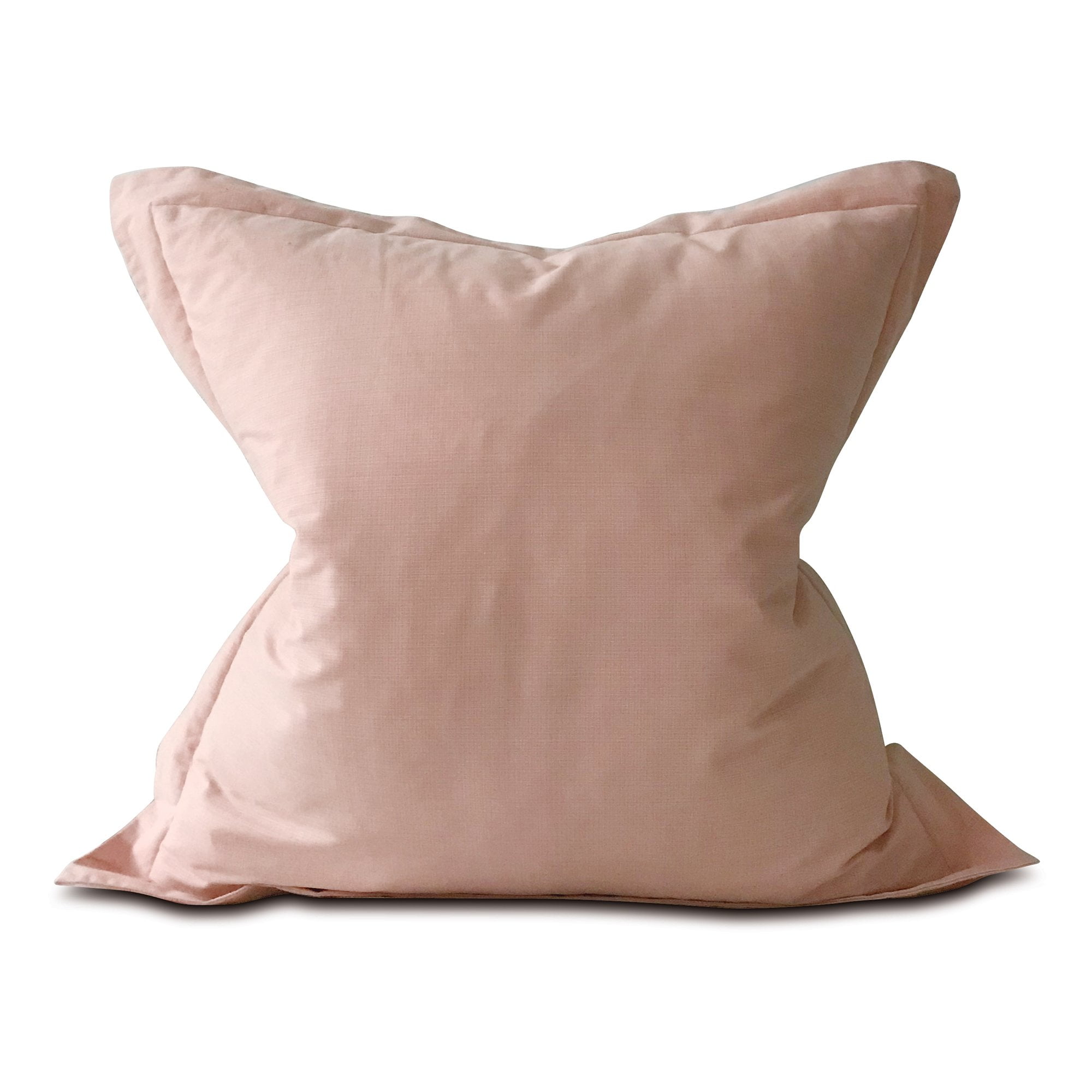 TWO Kenneth Cole STD Pillow EURO Shams BLUSH  ESCAPE 100% COTTON FULLY QUILTED 
