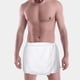 thumbnail image 5 of Toallas de baño para hombre, toallas de ducha, toallas de spa ajustables, toallas para después de la ducha con cierre a presión para ducha, spa, baño universitario, dormitorio, color blanco, 5 of 6