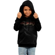 JKUI9 Men's Slayer Band Hoodies On The Back Black