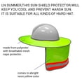 thumbnail image 2 of Casco de seguridad con parasol, ala completa, malla para el cuello, cascos de seguridad, cascos de seguridad reflectantes de alta visibilidad, 2 of 7
