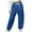 Blue, variant on Pants for Kids Toddler Baby Girl Girl Waffle Knit Bubble Pants Kids Casual Sweatpants Long Bloomers Trousers Brown Size,9-10 Years