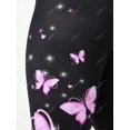 thumbnail image 4 of Leggings Talla Extra Recortados Mariposa Rosegal Leggings de talla grande, 4 of 5
