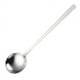 thumbnail image 1 of Zhuge Cuchara para sopa redonda, 4 piezas, cuchara para caldo de acero inoxidable, color blanco y plateado, 1 of 5