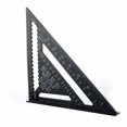 thumbnail image 4 of Regla triangular de 12 pulgadas para herramienta de medición de calibre Ndcxsfigh de diseño cuadrado de carpintería, 4 of 6
