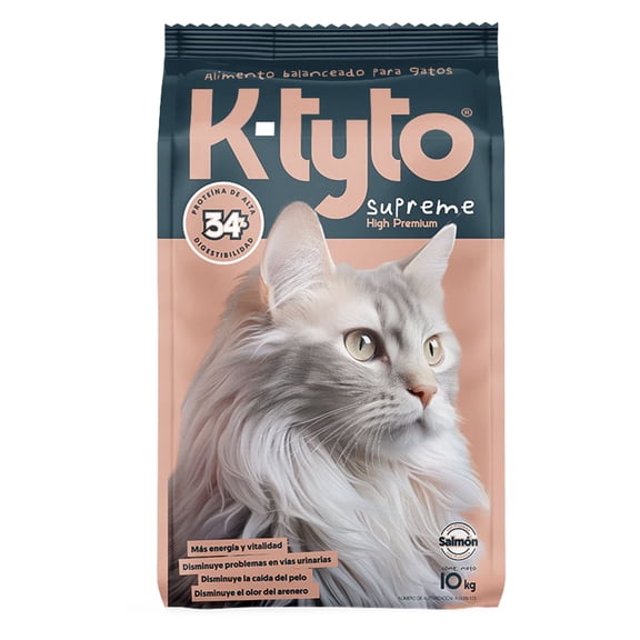 Croquetas para gato Ktyto- Super Premium Salmón Atún 10 Kg