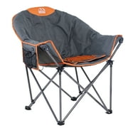 M8TRX Heated Camping Chair, Extra-Wide Outdoor Folding Chair, Supports 350 lbs., USB Charging Port, Heated