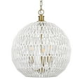 thumbnail image 3 of Golden Lighting Florence 3-light Pendant in Matte Black, 3 of 7