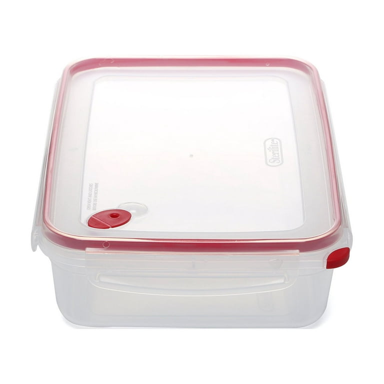 Sterilite 16 Cup Rectangle, Rocket Red