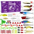 thumbnail image 2 of TIELUTT Fishing Kit Includes: for Saltwater Freshwater Trout Fishing Fishing Set A Terminal Tackle Soldering Rig Ice Rope Bottom Rigs Saltwater Clip on Weights, 2 of 5