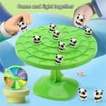 thumbnail image 5 of Parent-Child Multiplayer Tabletop Game Balance Tree, Complete Game Set With Balance Station, 48 Panda Figurines, Dice, Punishment Disk, Storage Bag, Stickers, Strategy Game For, 5 of 7