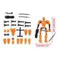 thumbnail image 2 of EGNMCR Room Decor, Home Decor Hundred Changes Joints Movable DIY Assembling Dummy Model artifacts doll, 2 of 5