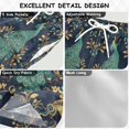 thumbnail image 2 of FORMRS Boys Swim Trunks Quick Dry Mesh Liner Boardshorts Sizes XS-XL, Navy Blue Peacock Pattern, 2 of 7