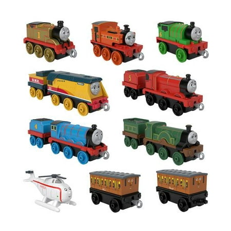 Thomas & Friends Ready to Play Trackmaster Sodor Favorites Model Train Set (10 Pieces)