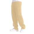 thumbnail image 5 of Baggy Sweatpants Mens Casual Straight Wide Leg Sweat Pants Drawstring Athletic Workout Gym Jogger with Pockets Khaki S, 5 of 6