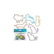 Toysmith TS2242 Cats & Dogs Shaped Rubber Bands 12 per pack