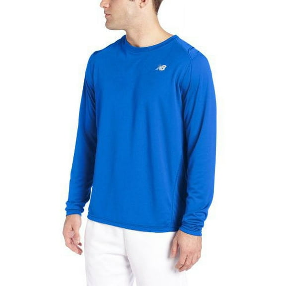 New Balance Men's Go 2 Long Sleeve Top, Cobalt, Small