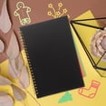 thumbnail image 4 of CATIEBYE 2Pcs Spiral Grid Notebook for Business Accounting with Waterproof Black Cover and Vertical Horizontal Grid, 4 of 6