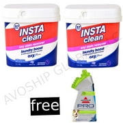 BISSELL 2 PACK INSTAclean Laundry Boost & Multi-Purpose Stain Remover + FREE BISSELL Oxy Stain Destroyer Pet