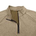 thumbnail image 7 of Trikvn Men's Quarter Zip Pullover Shirts Long Sleeve Mock Neck Slim Fit Athletic Tops Casual Lightweight Activewear Sweaters for Golf Workout Running and Daily Wear, 7 of 7