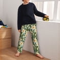 thumbnail image 5 of Susaid Lilies Flowers Print Soft Teen Sleep Pants, Long Pajama Bottoms with Two Pockets and Elastic Waist, Designed for Ages 5-16-Small, 5 of 6