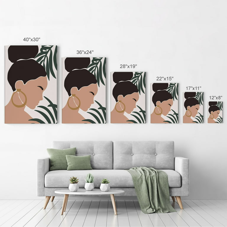 Abstract Lines Woman Face Couple Custom Name Minimalist Wall Art Canvas  Painting And Prints Wall Pictures For Living Room Decor - AliExpress