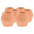 thumbnail image 4 of 6 mini macetas de cerámica de 2,5 cm para suculentas, de terracota, para jardín interior y exterior, decorativas para viveros, 4 of 8