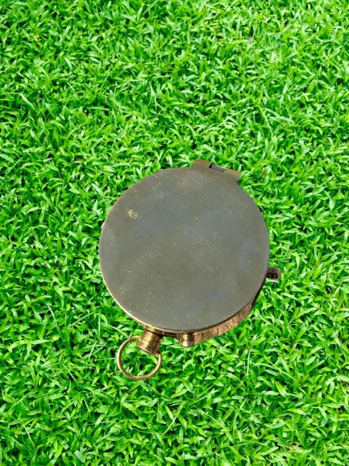 Military Nautical WWII Pocket Compass, Vintage Handcrafted Gift