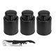 thumbnail image 1 of 4 piezas de tapón de vino DENGXMXG y abridor de botellas reutilizable, 1 of 5