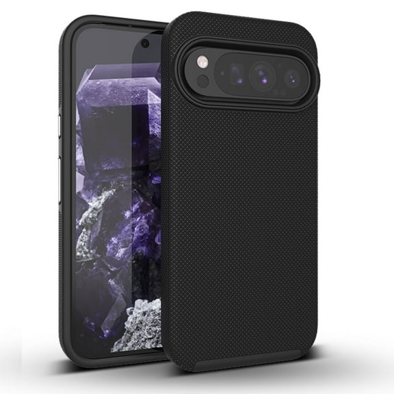 Supershieldz Dual Shield Designed for Google Pixel 9/ Pixel 9 Pro Case, Rugged Dual-Layer Shockproof Protection (Black)