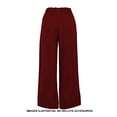 thumbnail image 2 of Pantalón George para Dama, Ancho con Pretina Paper Bag Vino T CH, 2 of 4