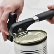 Can Opener No Sharp Edges Jeobest 1PC Manual Can Opener - Smooth Edge Kitchen Cans Opener Professional Ergonomic Manual Can Opener Side Cut Manual Can Tin Opener MZ(black) ()