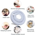 thumbnail image 2 of pet Recovery Collar, Adjustable pet Taper Collar, Waterproof Recovery Taper Collar, pet Soft Recovery Collar Does not Block Vision, grey blue, G400, 2 of 7