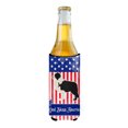 thumbnail image 2 of Carolines Treasures BB3323MUK USA Patriotic Black Border Collie Michelob Ultra Hugger for Slim Cans, 2 of 3