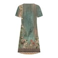 thumbnail image 5 of Patlollav Pntutb Ladies Beach Dress,Womens Summer Bohemian Print Knee Length Dress, 5 of 7