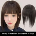 thumbnail image 4 of Wmool Wig Piece's Head Reissued #air# Bangs Sparsely Covered and #Ultra#-thin, 4 of 8