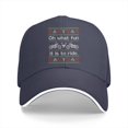 thumbnail image 1 of Washed Men's Baseball Cap Fun to Ride a Motorcycle Biker Trucker Snapback Caps Dad Hat Motorcycle Golf Hats Navy Blue One Size, 1 of 5