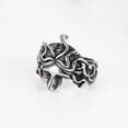 thumbnail image 6 of HZMAN Medusa Ring for Men Women Stainless Steel Gothic Punk Gorgon Ring Retro Greek Mythology Medusa Snake Ring Jewelry Gift (Size,10), 6 of 8