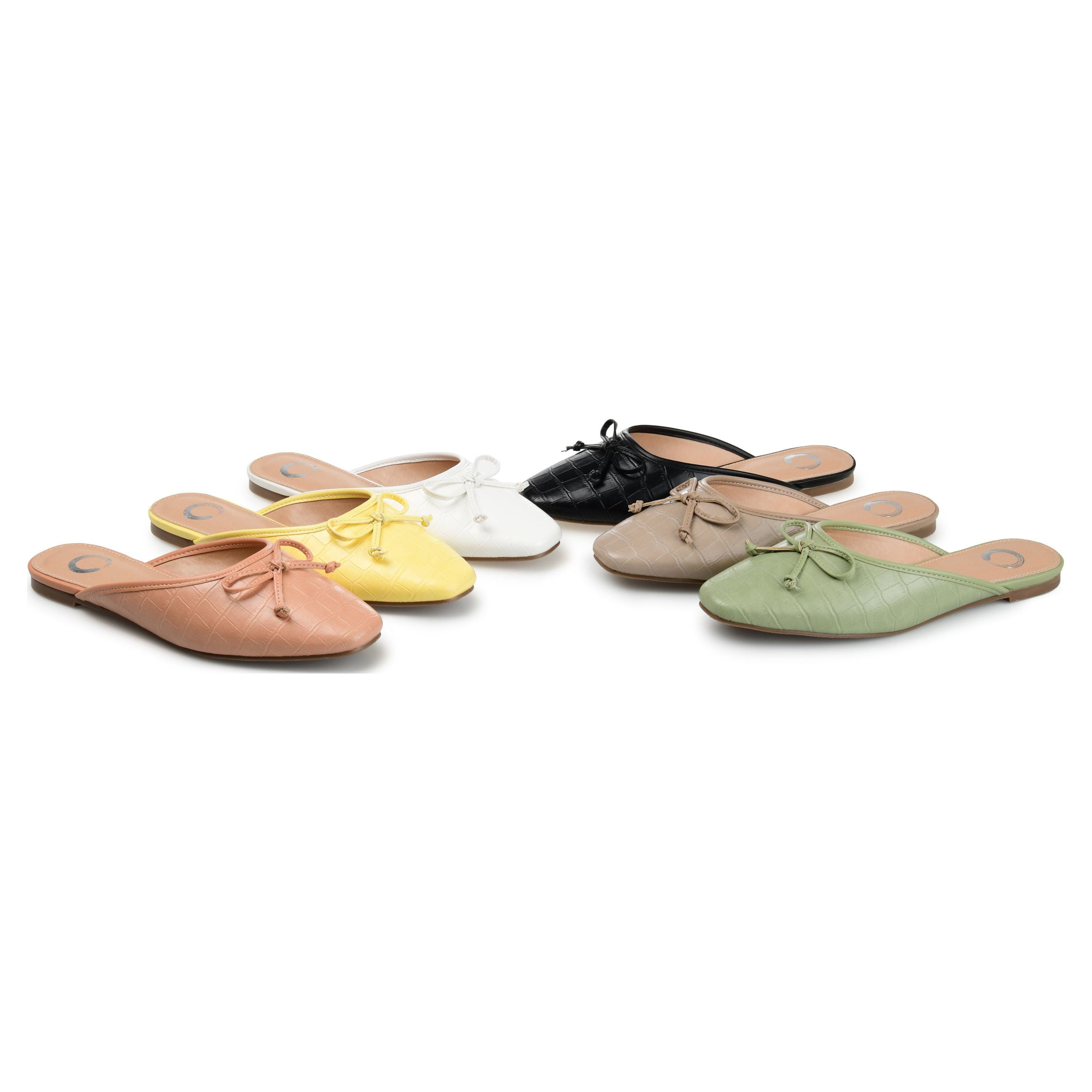 Journee Collection Womens Tammala Slip On Square Toe Mules Flats