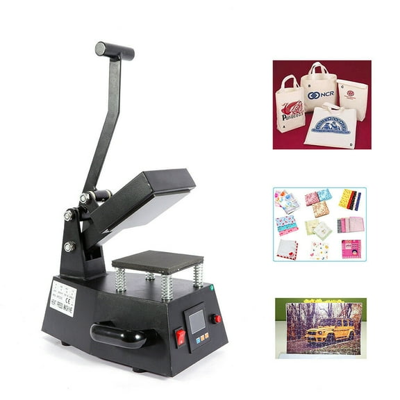 SHZICMY Digital Label Heat Press Machine Clothing Logo Printing for Transfer Labels 600W DIY Press